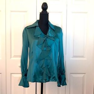 Dana Buckman 10 Petite Emerald Green